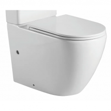 Чаша унітазу-компакту Mixxus Premium Ellipse-0402-R Bowl 660х390х855 Rimless без сидіння (MI8346)