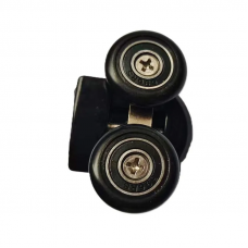 Ролики для душових кабін подвійні колеса MIXXUS PREMIUM ROLLERS SCP01-1 BLACK верхні (23mm для DIVERSE SC01,SC02,SD01) (MI7163)