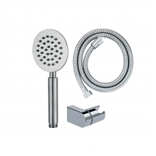 Душовий набір Mixxus Shower SET-01.SUS (шланг, лійка, кронштейн) з нерж. сталі (MI6156)