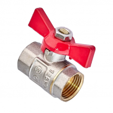 Кран кульовий Waterpro 1/2" ГГМ (сталева метелик) (WP2909)
