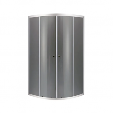 Душова кабіна без піддону Mixxus PLAIN SC01-90x90x185-GR CHROME сіре тоноване скло 4мм (MI6900)