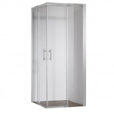 Душова кабіна без піддону Koer SR SC03-90x90x200-TR-01 прозоре скло Easy Clean 6мм, хром (KR5356)