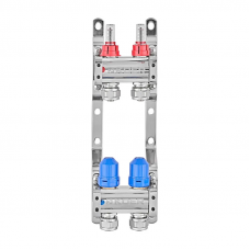 Колекторний блок з витратомірами та євроконусами Koer KR.1210-2 - 1"x2 WAYS (KR5264)