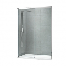Двері в нішу Koer SR SD05-140x200-TR-01 прозоре скло Easy Clean 6мм, хром (KR5406)