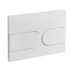 Панель змиву Koer KT-0604-03 240x160x10mm пластикова, кнопка закруглена (KR5322)