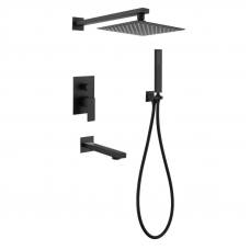 Вбудована душова система Mixxus KUB-009 Inner Black (нерж. сталь) (MI5946)
