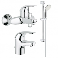 Набір змішувачів Grohe Euroeco для ванної (123226S)