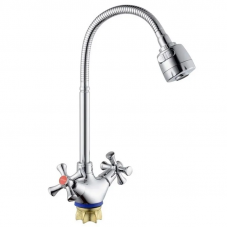Змішувач для кухні з рефлекторним виливом Champion TLH 271-827 (Nut) Reflector (MI6417)