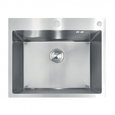 Мийка з нержавіючої сталі MIXXUS MH6050 DECOR SS COLOR (MH6050 DECOR NANO-SILVER) (3.0/0.8) колір нержавійка (MI7043)