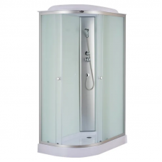 Бокс душовий без гідромасажу Mixxus WAVE SB02-120x80x215-R-FB SATIN з низьким піддоном (MI6893)