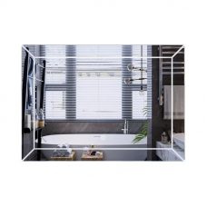 Дзеркало Mixxus Premium CUBIC MR14-80x60-Reverse з Led Touch, Anti-fog, димером, регулятором яскравості (MP6648)