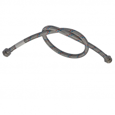 Гнучкий шланг для підключення води гайка 1/2'' - Штуцер 1/2'' (80 см) Zerix (ZX1564)