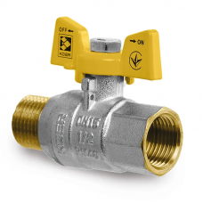 Кран кульовий Koer KG.208 - 1/2" FM ГШМ (газ) (KR4963)