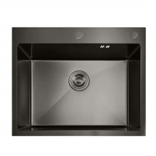 Мийка MIXXUS MH5843 GRAPHITE (MH5843 NANO-BLACK) (3.0/0.8) з нерж. сталі (колір графіт) (MX1931)