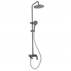 Душова колона зі змішувачем Plamix Lucas-008-J Graphite (Колір графіт) (PM6103)
