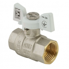 Кран кульовий KOER 1/2" ГГМ (KR.217.W) білий (KR0177)