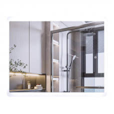 Дзеркало Mixxus Premium OLIVARY MR19-100x80-Reverse з Led Touch, Anti-fog, димером (3-6,5kK) (MP6629)