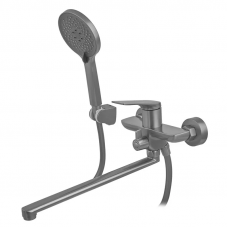 Змішувач для ванни Mixxus Premium DERBY 006 (EURO) GRAPHITE (MI6608)