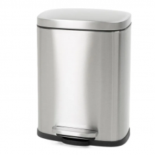 Відро для сміття з плавним закриттям прямокутне Mixxus Bevel-TC0105 SS Color 5л колір наржавійка (MI7086)
