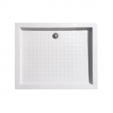 Душовий піддон з сифоном прямокутний Mixxus HARD ST01-120x80x13 NEW діаметр зливу 52 мм (MI8431)