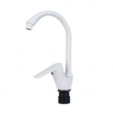 Змішувач для кухні Plamix Oscar-011 White (з підведенням) (PM0650)