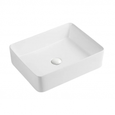 Умивальник накладний керамічний Mixxus Premium Quadro-0102 520x410x130mm (MP6488)