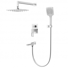 Душова система вбудована KOER KB-66009-04 3 функціі (Колір хром+білий) (KR5990)