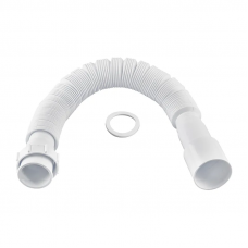 Гофротруба сполучна Zerix GN-01-B з накидною гайкою 1 1/2" (460-1100 мм) (ZX5096)