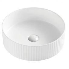 Умивальник накладний керамічний Mixxus Premium Wave-0101 400x400x125mm (MP6491)