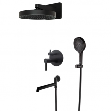 Вбудована душова система Koer KB-66029-05 3 функції Колір чорний (KR5492)