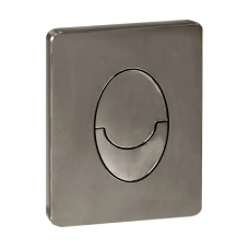 Панель змиву пластикова Koer KT-0606-07 157x198x3mm, кнопка закруглена (колір графіт) (KR5712)