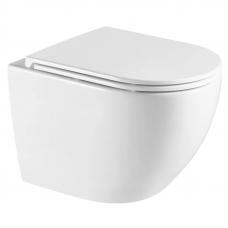 Унітаз підвісний Mixxus Premium Ellipse-0304-R 540x360x360mm, система змиву Rimless (MP6466)