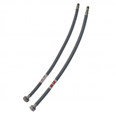 Гнучке підведення Zerix ZHN-02-F1/2"xM10-060 (нейлонове обплетення, гайки нерж) (пара) (ZX5158)