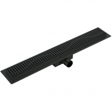 Душовий трап із нержавіючої сталі SUS304 KOER FD35-70x900-BLACK (KR4749)