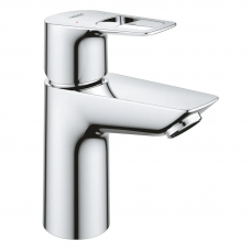 Одноважільний змішувач для раковини S-Size Grohe BauLoop New з нажимним донним клапаном (23878001)
