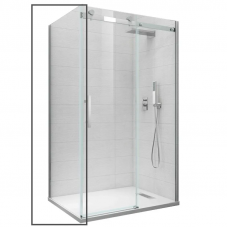 Бічна стінка до кабіни Koer SR SW01-90x200-TR-01 прозоре скло Easy Clean 8мм, хром (KR5381)