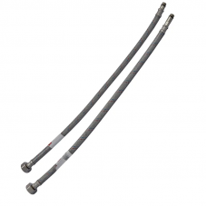 Гнучкі шланги для змішувача гайка 1/2'' - Штуцер M10 (100 см) 2 шт (силик. оболонка) Zerix (ZX3032)