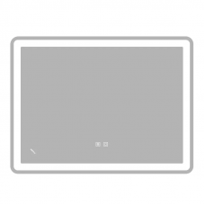 Дзеркало Zerix Mirra MR05-70x50-REVERSE з LED Touch, Anti-fog, димером, регулятором яскравості (ZX6055)