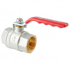 Кран кульовий ГГВ Koer Extreme KE.214-40 - 1 1/2" FF ручка "важіль" червона (KR5748)