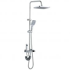 Душова колона зі змішувачем Mixxus Premium NEPTUNE 009-J з кнопкою перемикання,4 режими (MI6832)