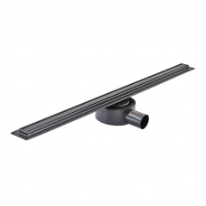 Душовий трап з нерж. сталі SUS304 Mixxus Drain-05-70-Slim Black (30x700 мм) (Чорний) (MI6170)