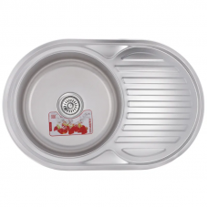 Мийка кухонна Zerix Z7750-06-180E (Satin) (ZX1594)