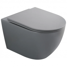 Унітаз підвісний Mixxus Premium ELLIPSE-0308-T3 GRAY 490x360x360mm система змиву TORNADO 3.0 (MP6654)