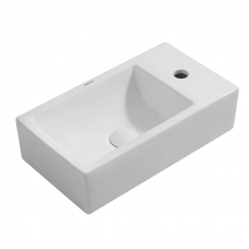 Раковина накладна Mixxus Premium QUADRO-0207 480х260х125mm з отвором під змішувач (MP6503)
