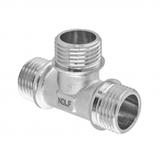 Трійник Nolf NFC.T06MMM-N-1/2''MMM нікельований (NF3101)