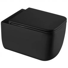 Унітаз підвісний Mixxus Premium DIVERSE-0301-T1 BLACK 530х365х373mm, система змиву TORNADO 1.0 (MP6600)