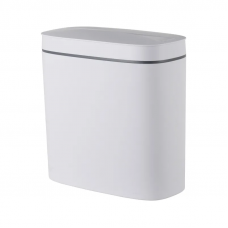 Відро для сміття сенсорне овальне Mixxus Flat-TC0109 White 9 л колір білий (MI7074)