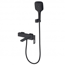 Змішувач для ванни з коротким виливом KOER KB-41009-05 (Колір чорний) (KR6018)