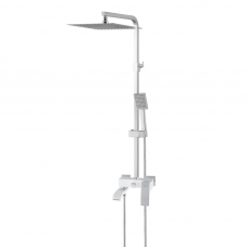 Душова колона KOER KB-56007-04 зі змішувачем, 3 функції (Колір хром+білий) (KR5159)